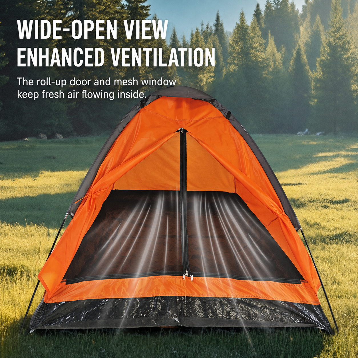 Outdoor 3-4 person adult camping tent