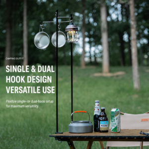 Outdoor camping lighting pole