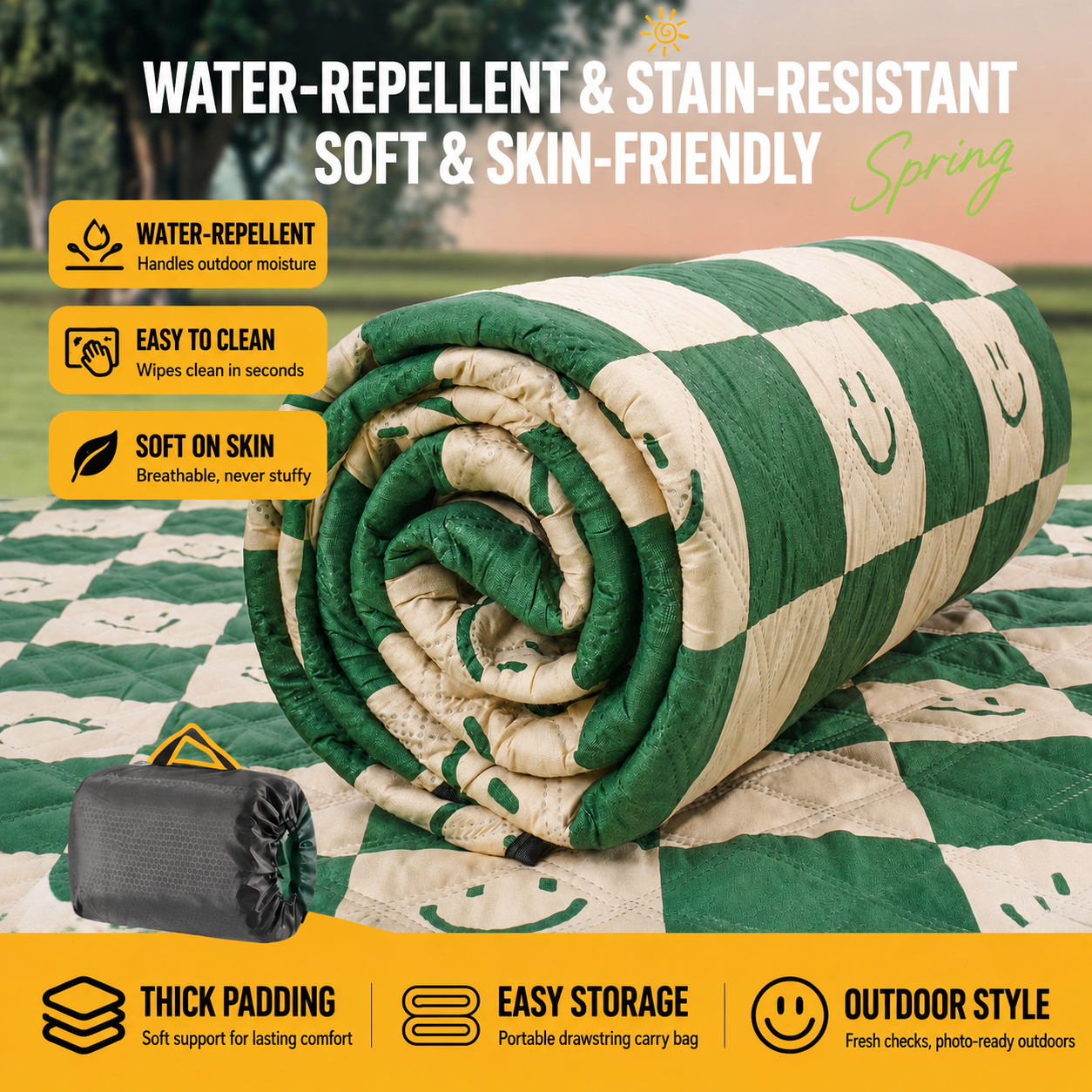 Outdoor picnic mat, moisture-proof pad
