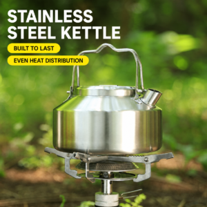 Food-grade 304 stainless steel double-handle kettle