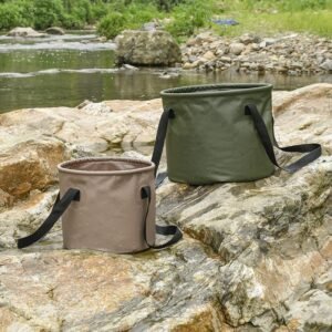 Outdoor camping folding water bucket,